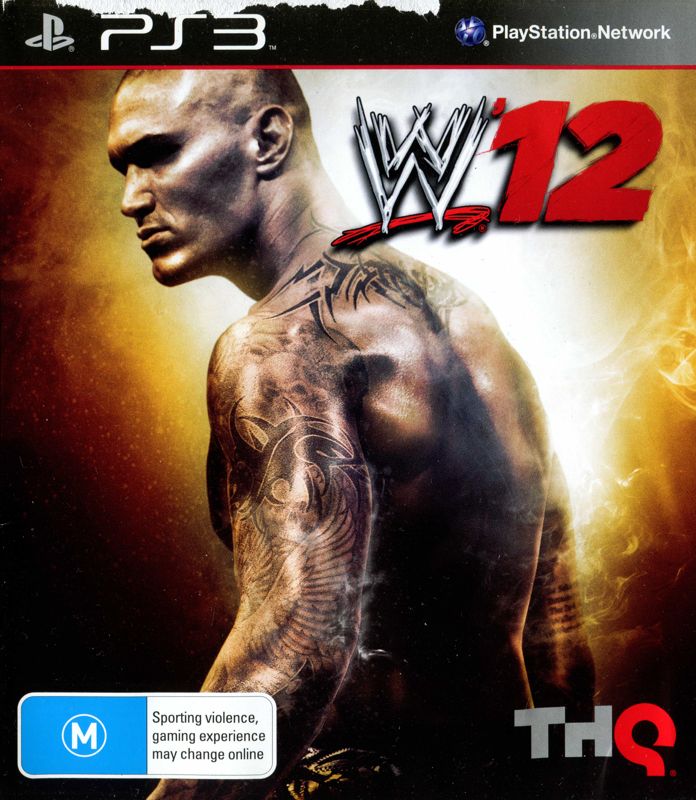 WWE '12 box art for Playstation 3